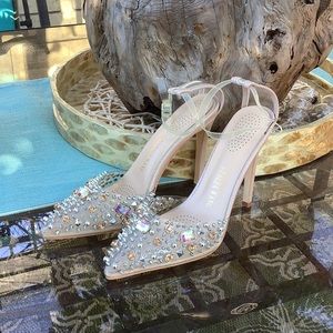 Azalea Wang bling heels